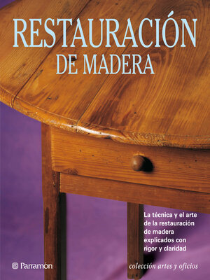 cover image of Restauración de madera